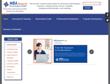 Tablet Screenshot of mbaresearch.org